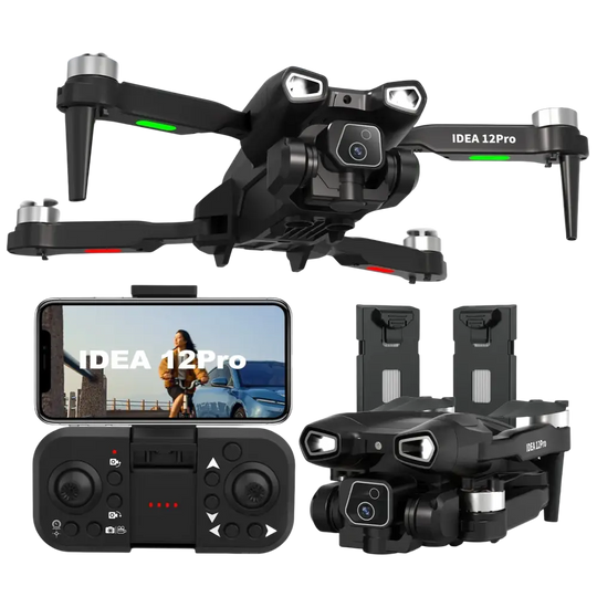 Drone IDEA12Pro avec caméra 4K pour adultes, idéal pour capturer des photos aériennes, photographie en haute définition avec un drone caméra 4K.