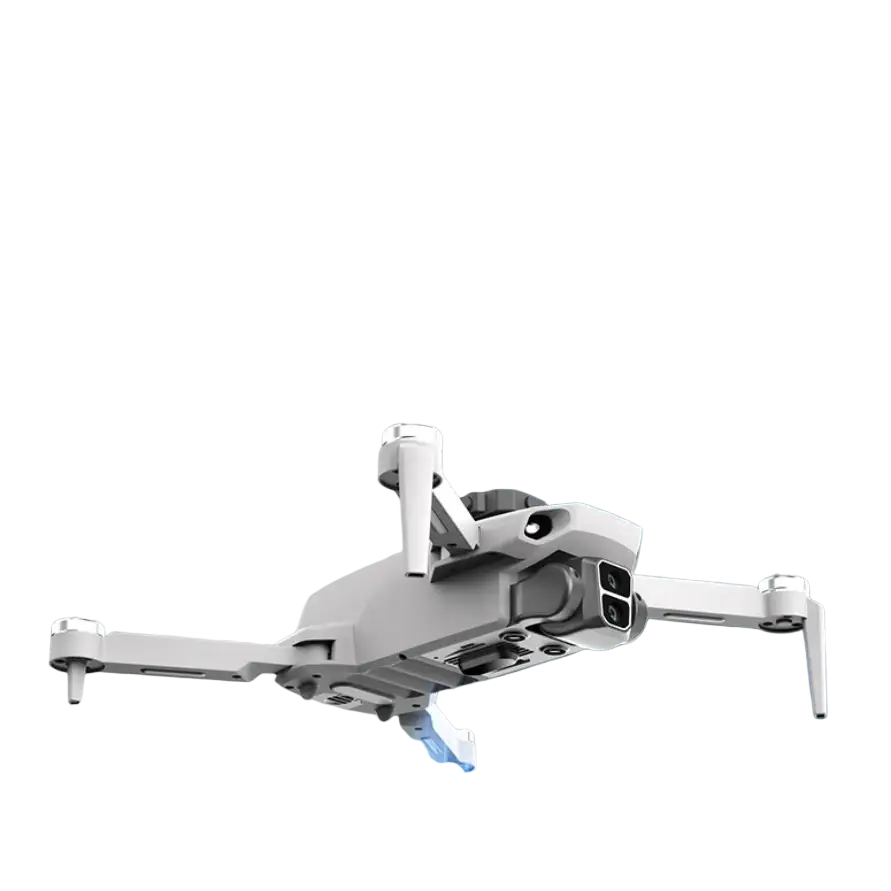 Vue aérienne du LYZRC L106-1 GPS Drone avec caméra 4K en vol, illustrant son utilisation pour la photographie aérienne.