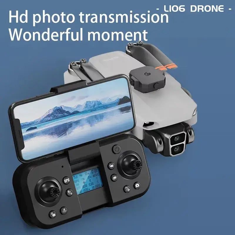 Détails du drone GPS 4K LYZRC L106 MAX montrant ses fonctionnalités de caméra avancées.