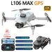 LYZRC L106 MAX GPS Drone 4K avec caméra HD, un drone gps pliable parfait pour la photographie aérienne.