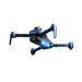 Drone GT8 Pliable avec Caméra 4K GPS et Éclairage LED Noir et Bleu - Drone