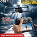 Drone GT8 Pliable avec Caméra 4K GPS et Éclairage LED Noir et Bleu - Drone