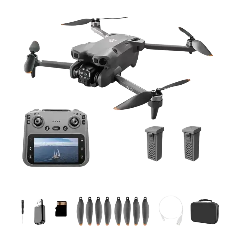 Drone Lenovo GT50 Pro 8K avec double caméra et moteurs brushless - Batterie grise 8K-2 - Drone