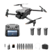Drone Lenovo GT50 Pro 8K avec double caméra et moteurs brushless - Batterie grise 8K-3 - Drone