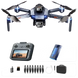 Drone Lenovo GT8 8K GPS avec Double Caméra et Moteur Brushless - Batterie Bleue-8K1 - Drone