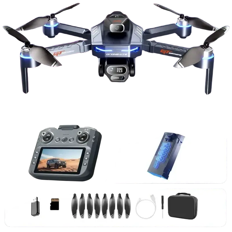Drone Lenovo GT8 8K GPS avec Double Caméra et Moteur Brushless - Batterie Bleue-8K1 - Drone