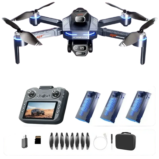 Drone Lenovo GT8 8K GPS avec Double Caméra et Moteur Brushless - Batterie Bleue-8K3 - Drone