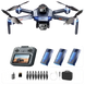 Drone Lenovo GT8 8K GPS avec Double Caméra et Moteur Brushless - Batterie Bleue-8K3 - Drone