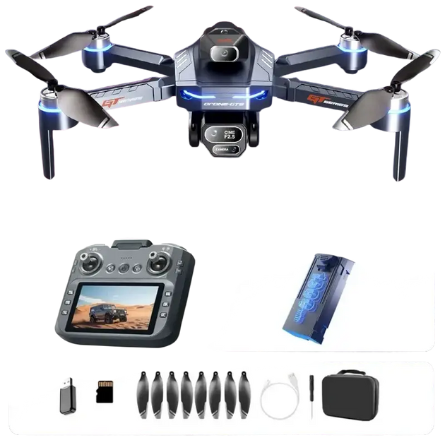 Drone Lenovo GT8 8K GPS avec Double Caméra et Moteur Brushless - Batterie Bleue-6K1 - Drone