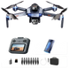Drone Lenovo GT8 8K GPS avec Double Caméra et Moteur Brushless - Batterie Bleue-6K1 - Drone