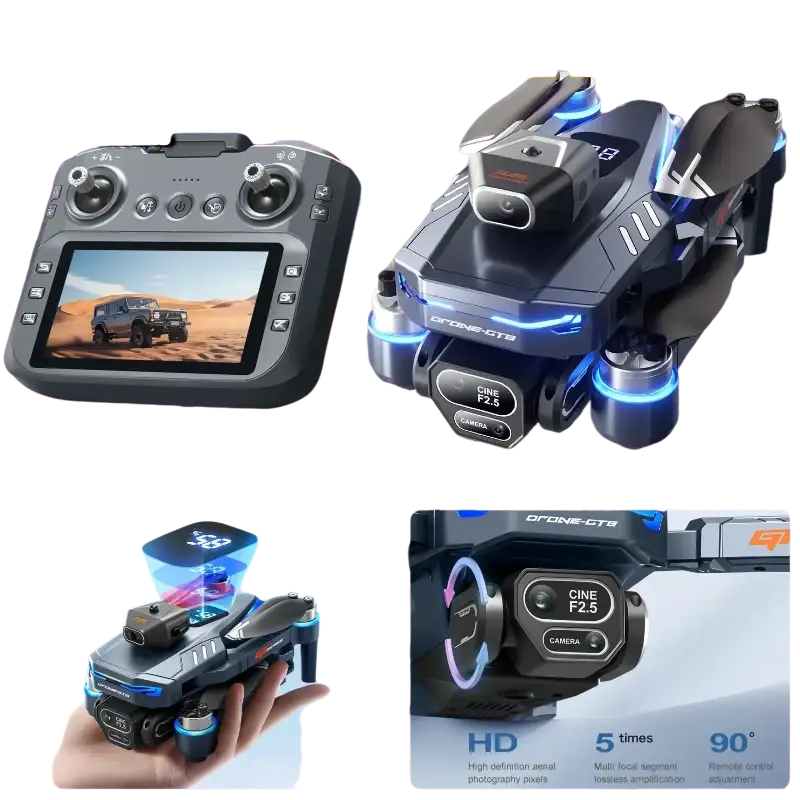 Drone Lenovo GT8 8K GPS avec Double Caméra et Moteur Brushless - Drone