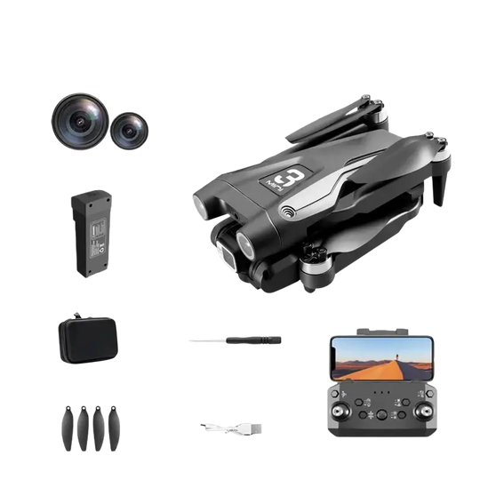 Drone pliable Lenovo Z908 Pro Max 8K GPS avec évitement d’obstacles - Batterie Noir 8K-2S-1 - Drone