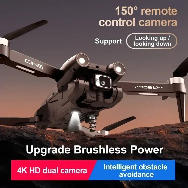 Drone pliable Lenovo Z908 Pro Max 8K GPS avec évitement d’obstacles - Drone