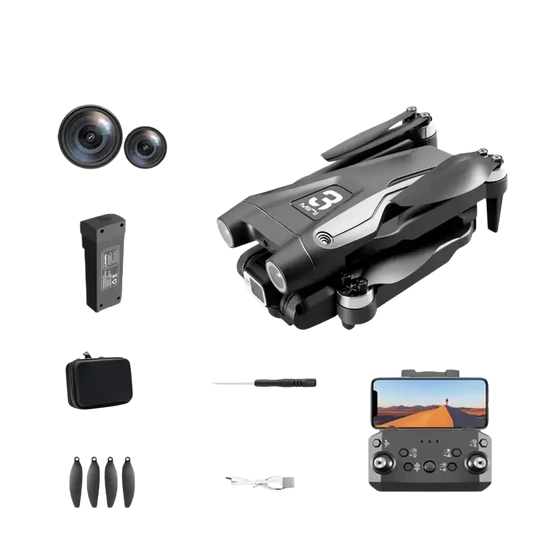 Drone pliable Lenovo Z908 Pro Max 8K GPS avec évitement d’obstacles - Batterie Noir 6K-2S1 - Drone