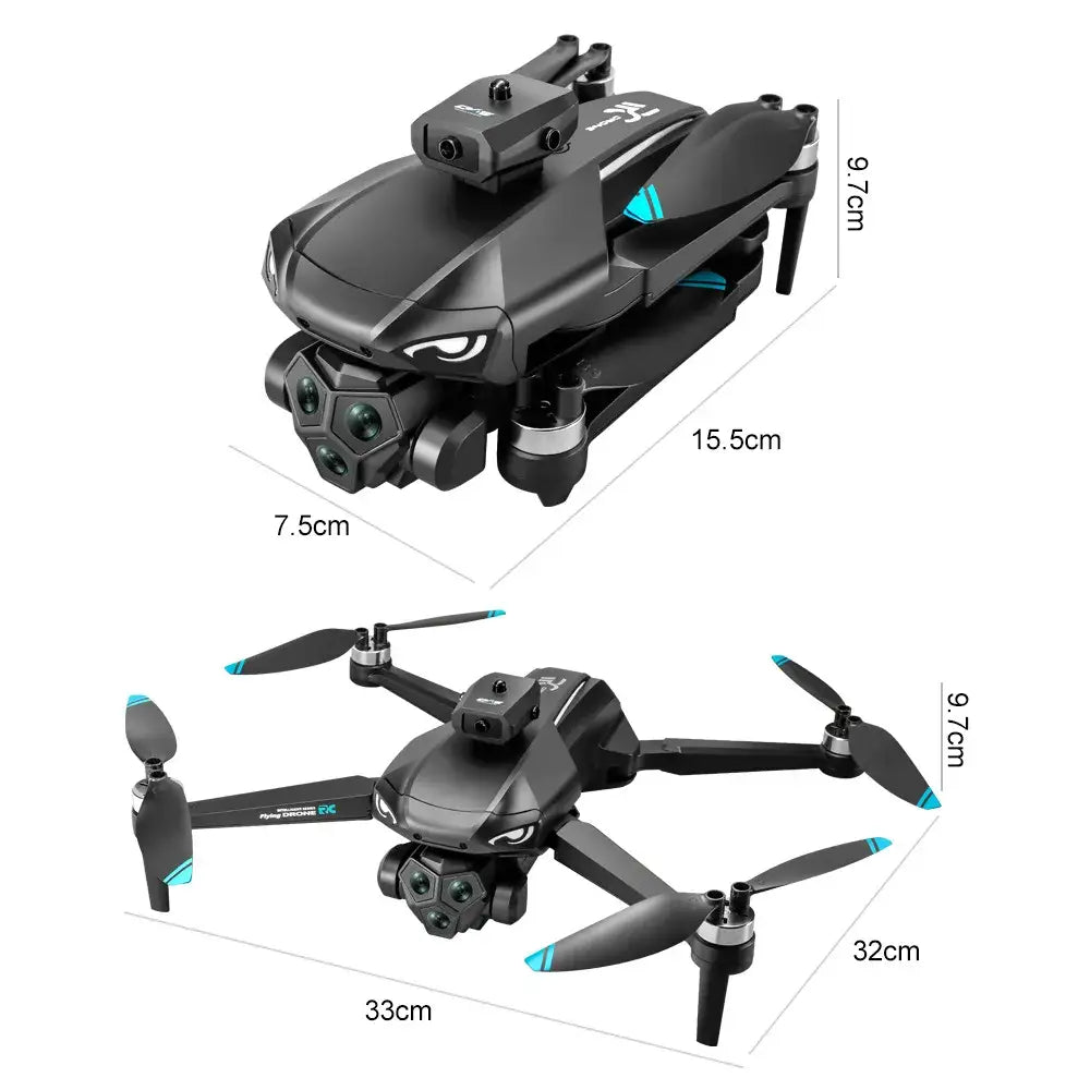 Drone professionnel M33 MAX en vol, montrant sa fluidité et sa capacité à filmer en 4K, idéal pour des aventures inoubliables, drone professionnel 4k.