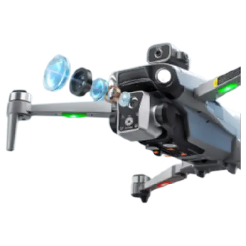 Nouveau K19 MAX GPS Drone professionnel 8K avec une caméra 2 axes sur cardan pour une vidéo stabilisée.