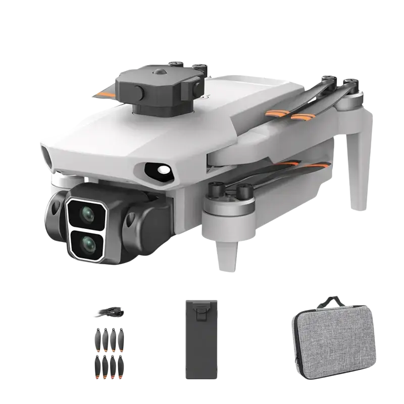 Présentation du mode de fonctionnement intérieur et extérieur du drone professionnel GPS L106-1.