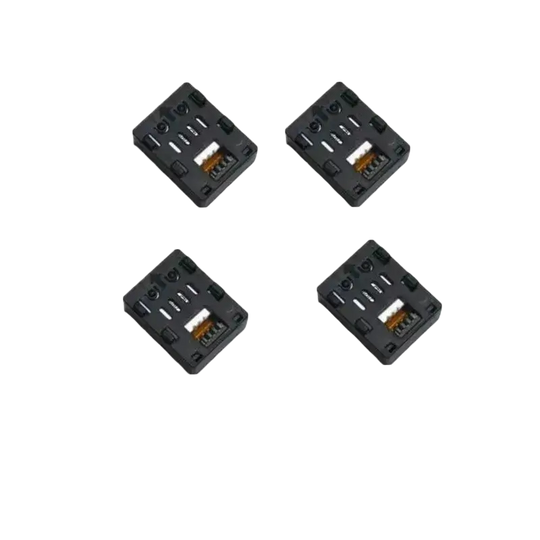 Drone RC pliable bleu et noir avec batterie et accessoires K04 Mini - 4 Batteries - Batterie
