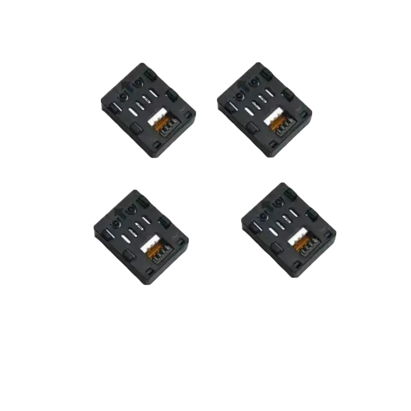 Drone RC pliable bleu et noir avec batterie et accessoires K04 Mini - 4 Batteries - Batterie