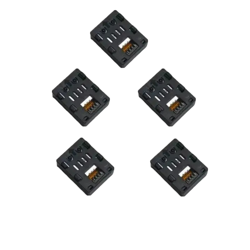 Drone RC pliable bleu et noir avec batterie et accessoires K04 Mini - 5 Batteries - Batterie