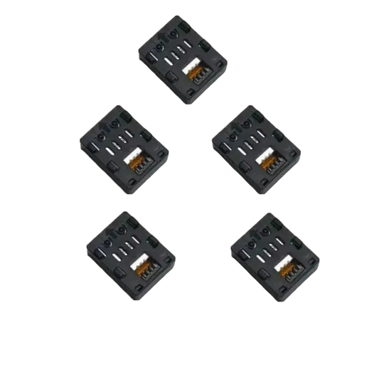 Drone RC pliable bleu et noir avec batterie et accessoires K04 Mini - 5 Batteries - Batterie