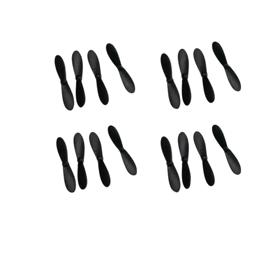 Drone RC pliable bleu et noir avec batterie et accessoires K04 Mini - Ensemble de 4 Hélices - Batterie