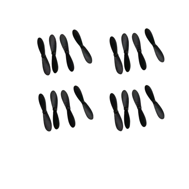 Drone RC pliable bleu et noir avec batterie et accessoires K04 Mini - Ensemble de 4 Hélices - Batterie