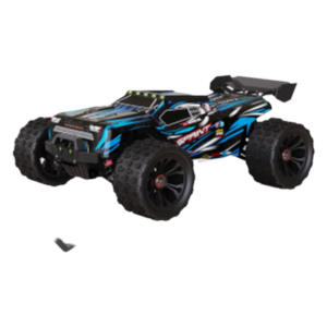 Voiture RC tout-terrain 80 KM/H, camion monstre télécommandé 4WD 1/14 avec phare LED sans balais, jouets idéaux pour garçons, cadeau parfait