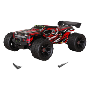 Voiture RC tout-terrain 80 KM/H, camion monstre télécommandé 4WD 1/14 avec phare LED sans balais, jouets idéaux pour garçons, cadeau parfait