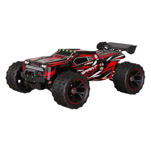 Voiture RC tout-terrain 80 KM/H, camion monstre télécommandé 4WD 1/14 avec phare LED sans balais, jouets idéaux pour garçons, cadeau parfait