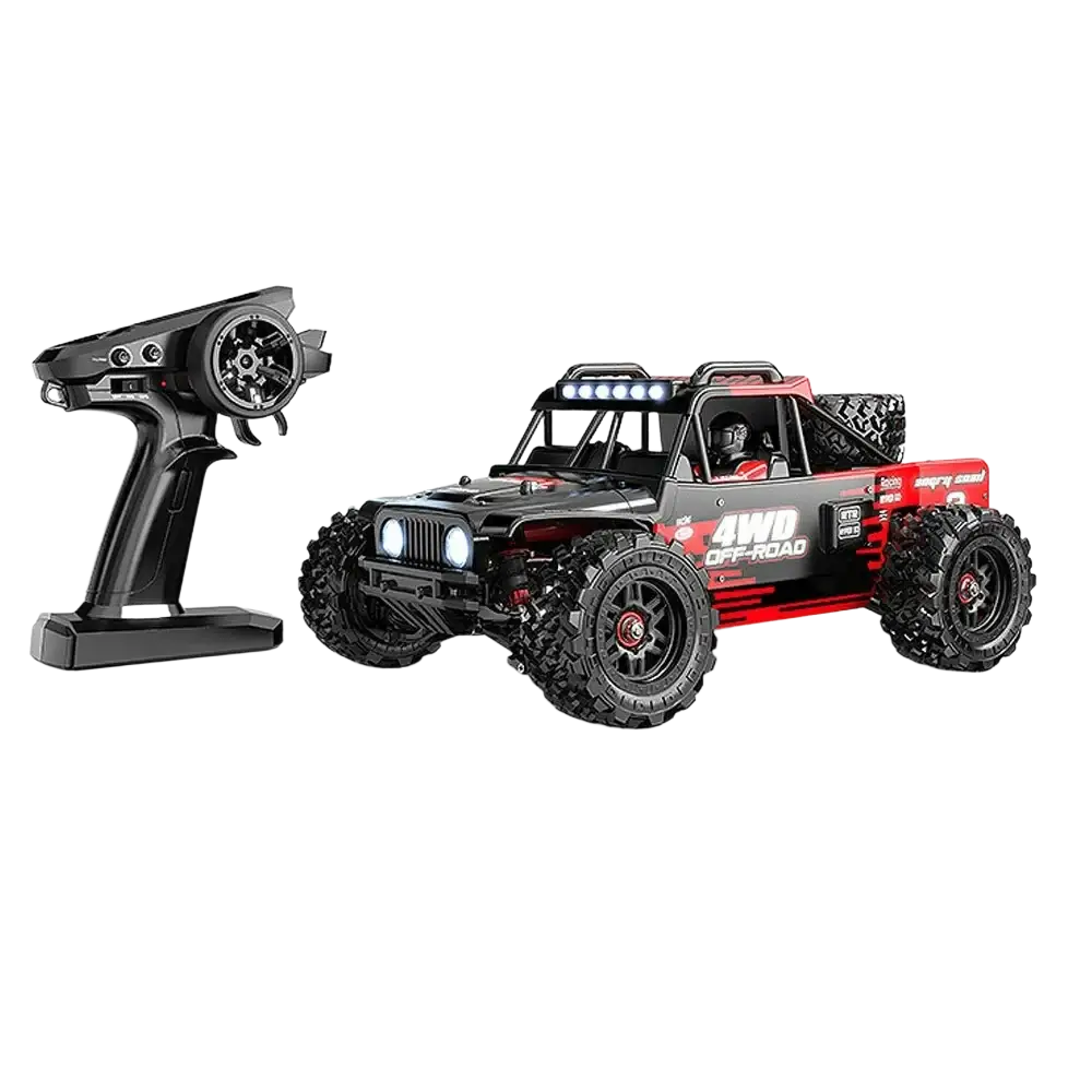 Hyper Go 14207 14208 14209 en action, une voiture rc tout terrain qui impressionne par sa vitesse et sa maniabilité.