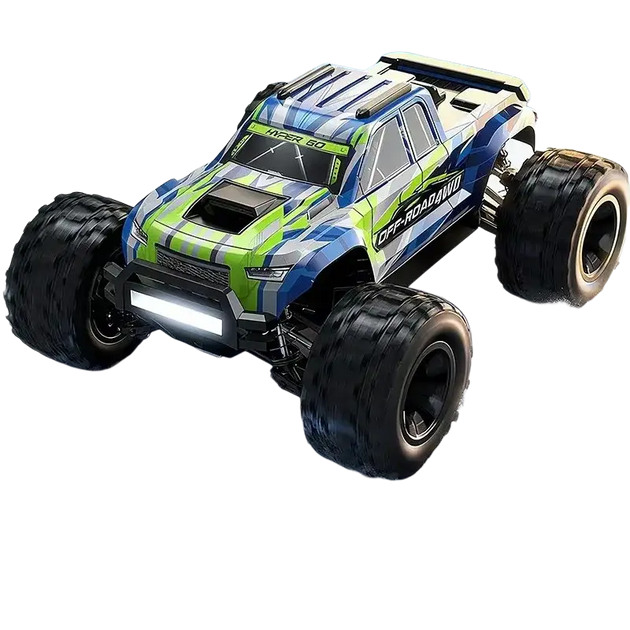 Détails des roues de la voiture rc tout terrain Hyper Go 14207 14208 14209, conçues pour une adhérence optimale sur tous types de terrains.