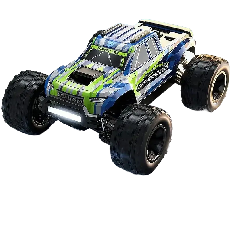 Détails des roues de la voiture rc tout terrain Hyper Go 14207 14208 14209, conçues pour une adhérence optimale sur tous types de terrains.