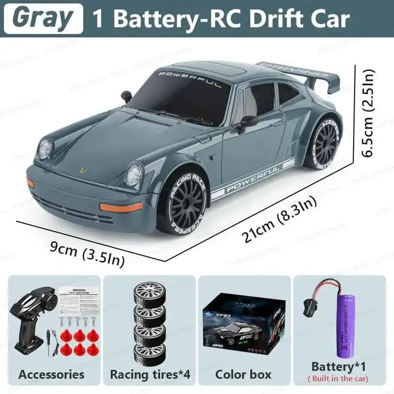 JCMO KF27 Voiture Télécommandée Enfants 1:20 4WD Haute Vitesse RC 2.4G Drift Car Jouet