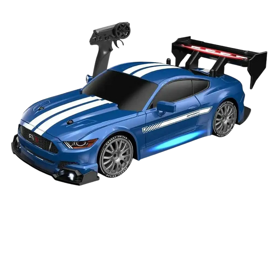 Jouet Pour Garçon Voiture Rapide RC Mustang 4WD, 1/24, Contrôle À Distance, Pneu Remplaçable
