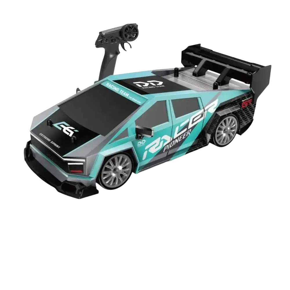 Jouet Pour Garçon Voiture Rapide RC Mustang 4WD, 1/24, Contrôle À Distance, Pneu Remplaçable