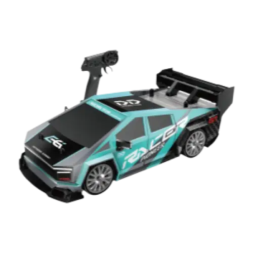 Jouet Pour Garçon Voiture Rapide RC Mustang 4WD, 1/24, Contrôle À Distance, Pneu Remplaçable