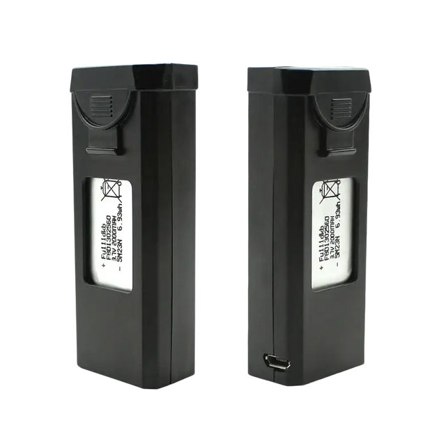 Lot de 3 batteries originales 3.7V 2000mAh pour drone S2S avec chargeur USB - Batterie