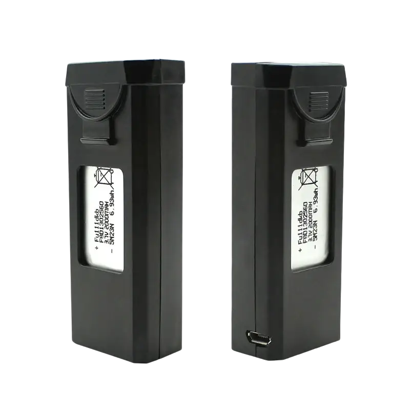 Lot de 3 batteries originales 3.7V 2000mAh pour drone S2S avec chargeur USB - Batterie
