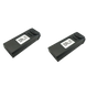 Lot de 3 batteries originales 3.7V 2000mAh pour drone S2S avec chargeur USB - 2 Pièce - Batterie