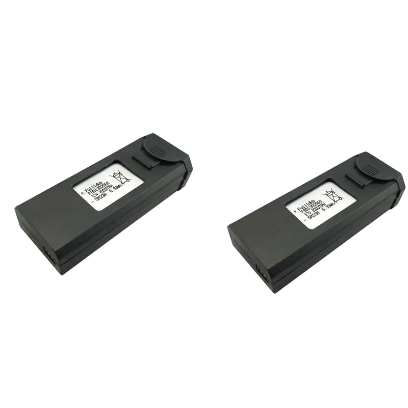 Lot de 3 batteries originales 3.7V 2000mAh pour drone S2S avec chargeur USB - 2 Pièce - Batterie