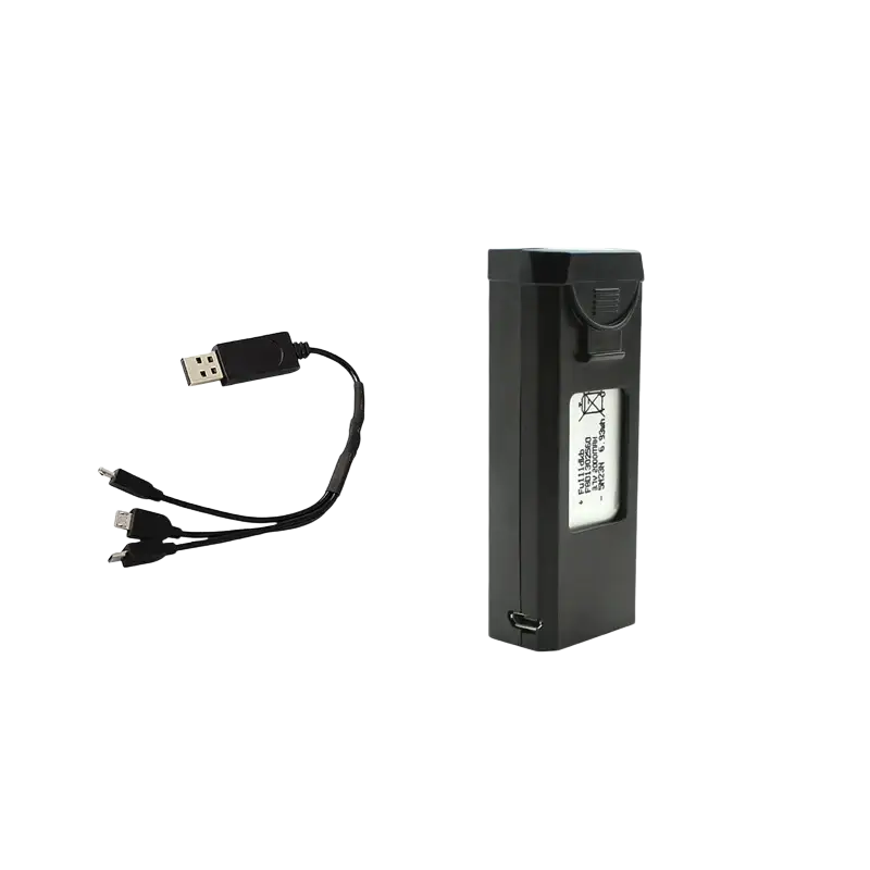 Lot de 3 batteries originales 3.7V 2000mAh pour drone S2S avec chargeur USB - 1 Pièce - 3 en 1 - Batterie