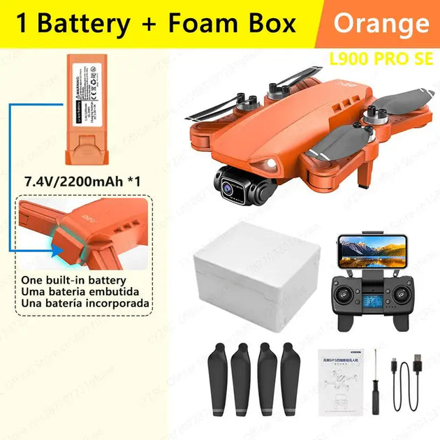 LYZRC officiel L900 PRO SE drone 4K professionnel LYZRC sans balais GPS 5G WIFI hélicoptère pliable quadrirotor - Drone