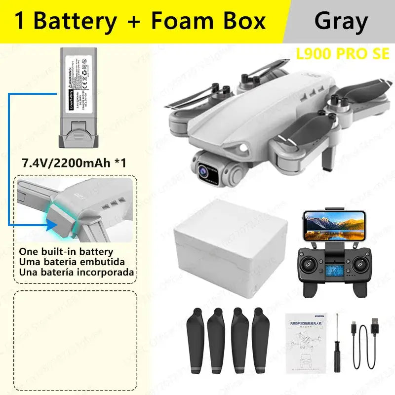 LYZRC officiel L900 PRO SE drone 4K professionnel LYZRC sans balais GPS 5G WIFI hélicoptère pliable quadrirotor - Drone