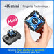 Mini drone pliable Any Drone 4K professionnel bleu métallique K04 - Drone