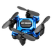 Mini drone pliable Any Drone 4K professionnel bleu métallique K04 - Drone