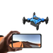 Mini drone pliable Any Drone 4K professionnel bleu métallique K04 - Drone