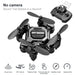 Mini drone pliable Any Drone 4K professionnel bleu métallique K04 - Noir sans Appareil photo - Drone
