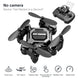 Mini drone pliable Any Drone 4K professionnel bleu métallique K04 - Noir sans Appareil photo - Drone