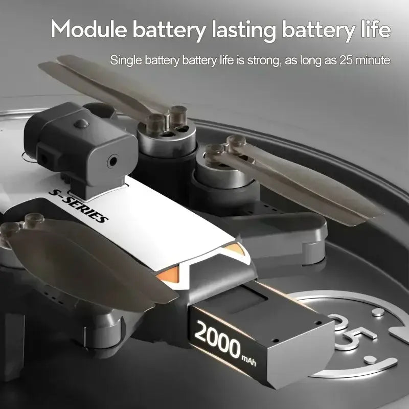 Nouveau S2S Mini Drone professionnel 8K HD caméra mouche 25Min évitement d'obstacles sans brosse pliable quadrirotor optique pour Xiaomi - Https://jimmyscholtus.com